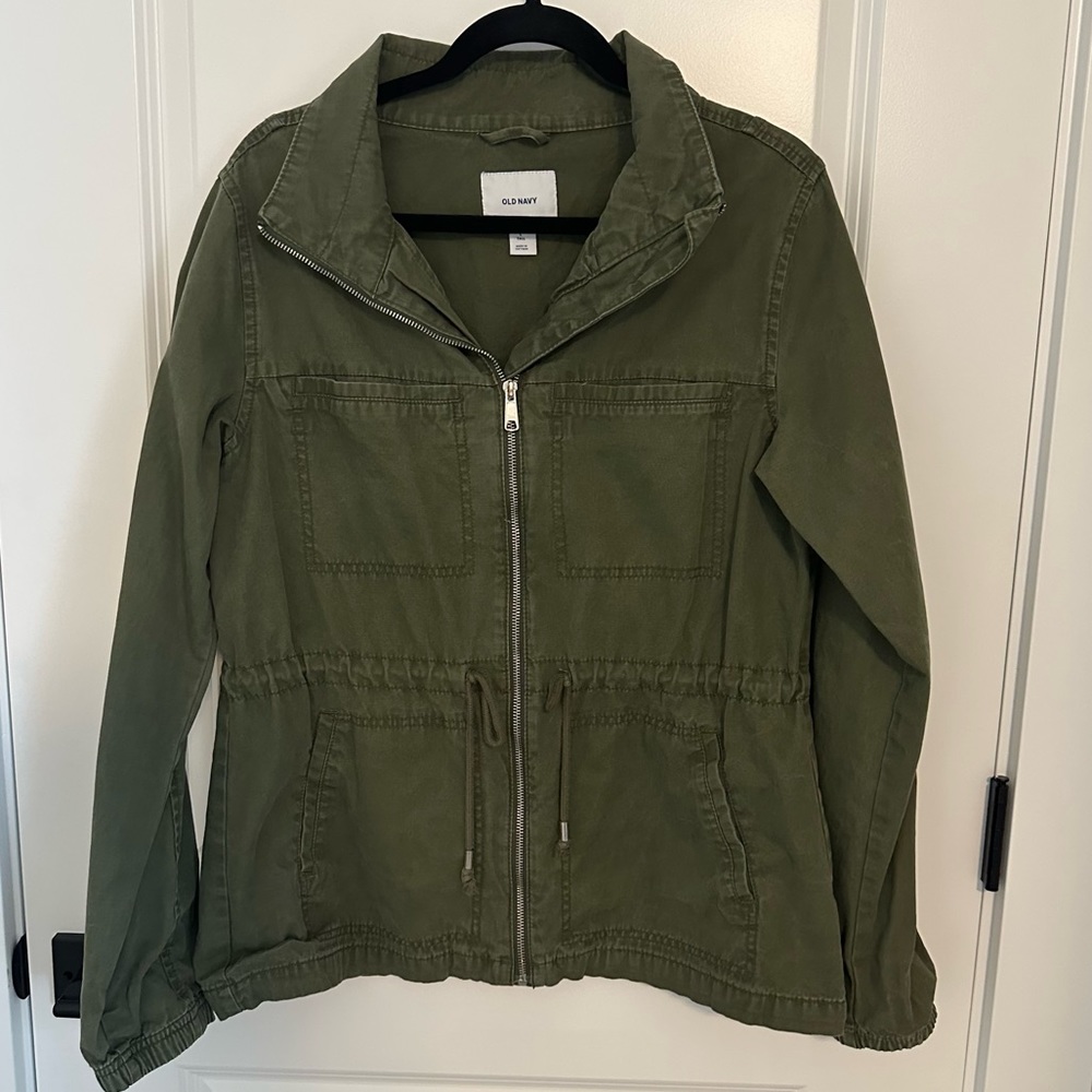Old Navy- Army Green Utility Jacket